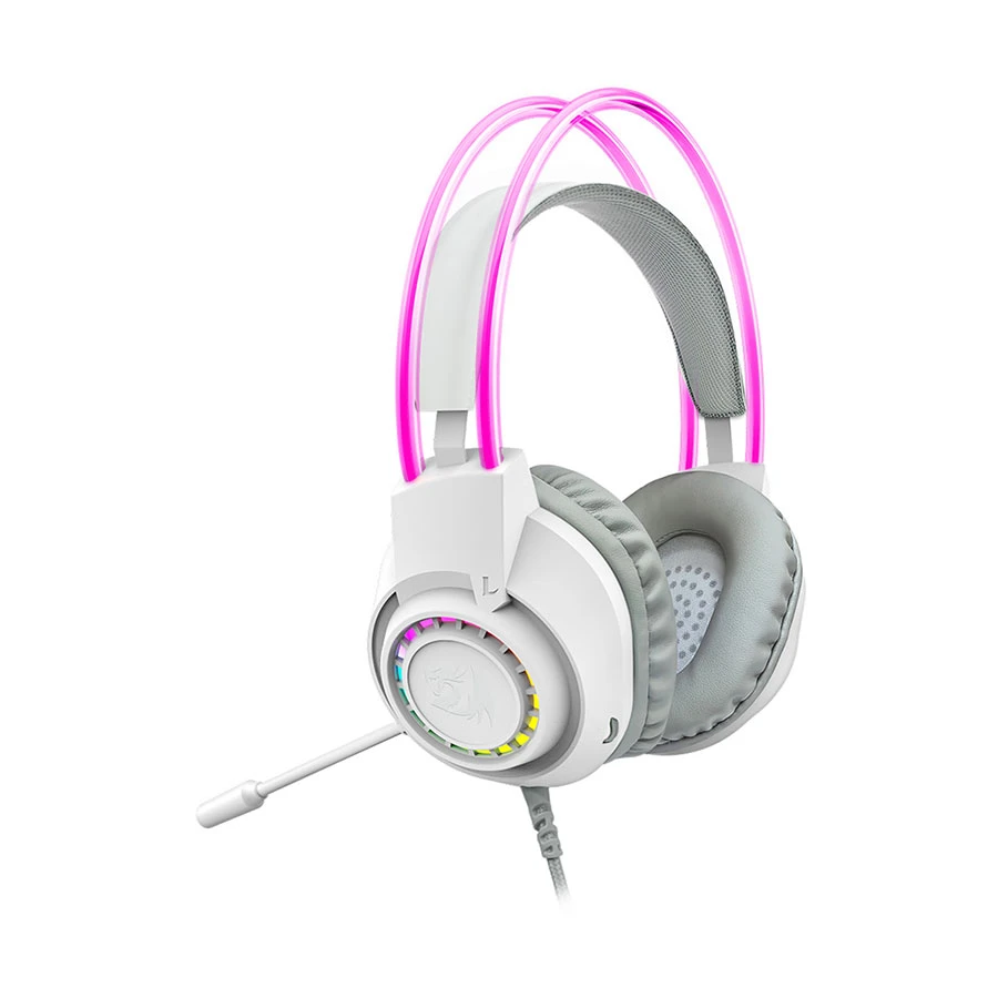 Redragon H231 Scream RGB Wired White Gaming Headphone