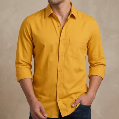 ছেলেদের ফুল হাতা ফরমাল শার্ট, কটন
