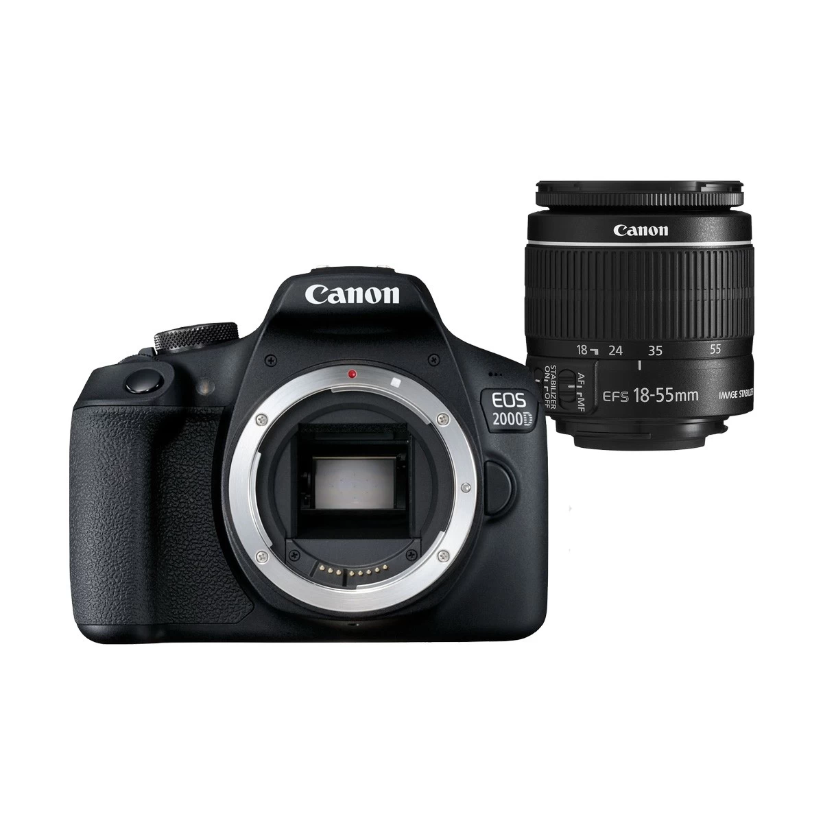 Canon EOS 2000D DSLR Camera with EF-S 18-55mm f/3.5-5.6 III Lens