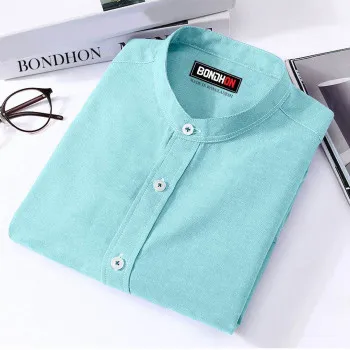 Men's Solid Colour Oxford Cotton Full Sleeve Shirt, Size XL