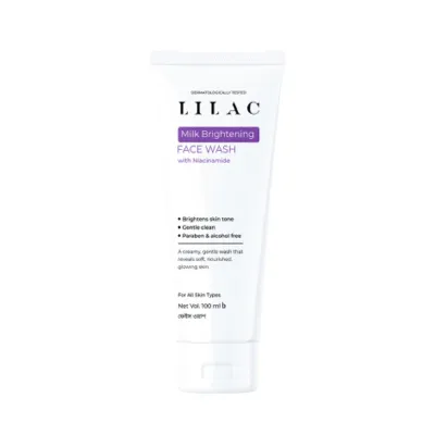 Lilac মিল্ক ব্রাইটেনিং ফেস ওয়াশ 100ml