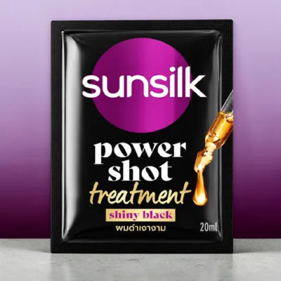 Sunsilk Power Shot হেয়ার ট্রিটমেন্ট Shiny Black 20ml