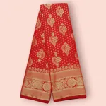 Zari Thread Silk Katan Saree for Women, 12 Haath, 4 Colours