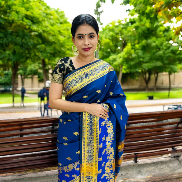 Traditional Silk Katan Sari