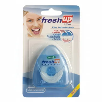 Fresh Up ডেন্টাল ফ্লস মিন্ট ফ্লেভার 50 মিটার (ফ্যাক্টরি সিলড)