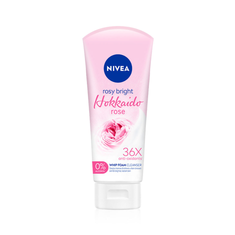 Nivea Rosy Bright Hokkaido Rose সিরাম হুইপ ফোম ক্লিনজার 100ml