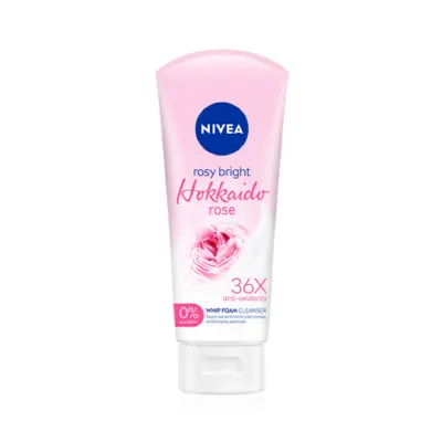 Nivea Rosy Bright Hokkaido Rose সিরাম হুইপ ফোম ক্লিনজার 100ml