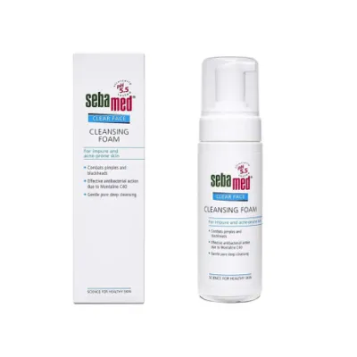 Seba Med ক্লিয়ার ফেস ক্লেনজিং ফোম 150ml