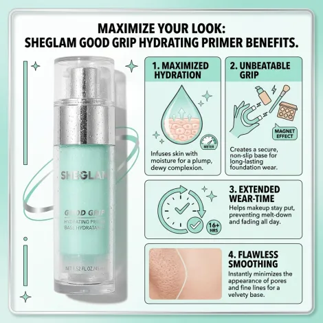 Sheglam Good Grip হাইড্রেটিং প্রাইমার 45ml
