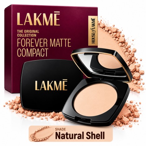 Lakeme The Original Collection Forever Matte Compact - Natural Shell (India)