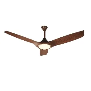 Qulik Aerovane 52 ইঞ্চি ABS ব্লেড রিমোট আন্ডারলাইট সিলিং ফ্যান ডার্ক উডেন Q-6572-DW-UL