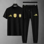 World Cup DTF Print Mesh T-Shirt and Trouser Combo