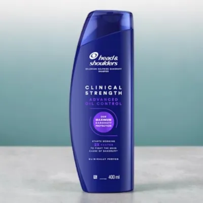 Head & Shoulders Clinical Strength Advanced Oil Control শ্যাম্পু 400ml – তৈলাক্ত স্ক্যাল্পের জন্য
