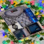 সিকোয়েন্স পাঞ্জাবি কম্বো সেট, ঘড়ি-ওয়ালেট-পারফিউম ও গিফট বক্সসহ