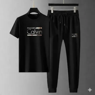 Men's Mesh Jersey Combo, Screen Print Tee and 280+ GSM Trouser