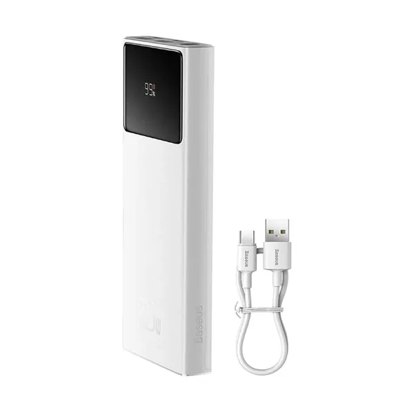 Baseus Star Lord PPXJ100002 10000mAh 22.5W পাওয়ার ব্যাংক (সাদা)