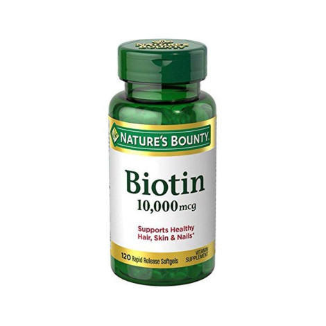 Nature’s Bounty বায়োটিন ১০,০০০ মাইকোগ্রাম আল্ট্রা স্ট্রেংথ ১২০ সফটজেলস (USA)