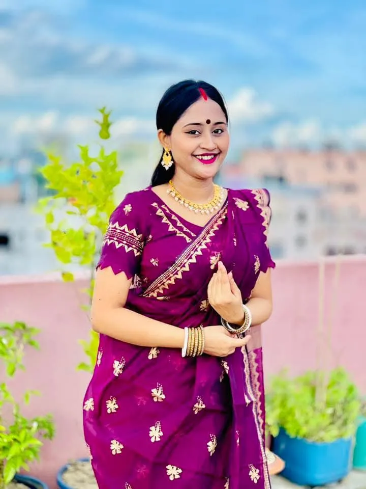 Semi Muslin Screen Print Saree with Blouse Piece, 5 Colours