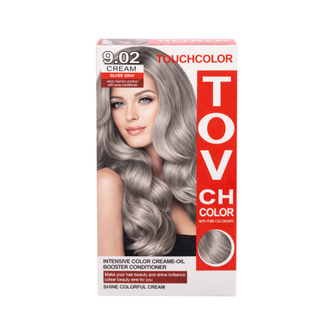 Tovch হেয়ার কালার 9.02 সিলভার গ্রে