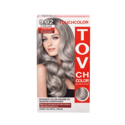 Tovch হেয়ার কালার 9.02 সিলভার গ্রে