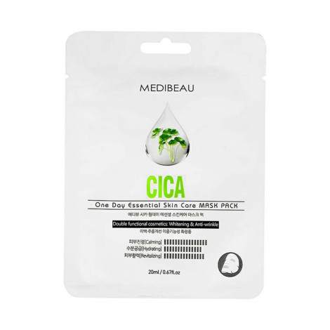 Medibeau Cica One Day Essential Sheet Mask 20ml (Korea)