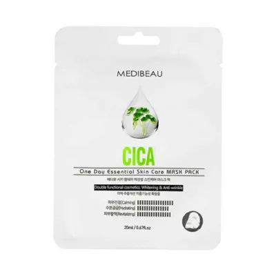 Medibeau Cica ওয়ান ডে এসেনশিয়াল শিট মাস্ক 20ml