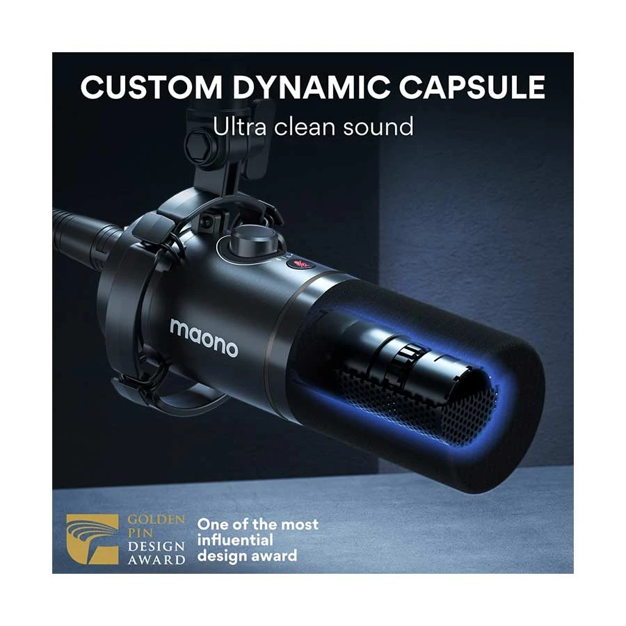 Maono PD200X USB/XLR Black Dynamic Microphone
