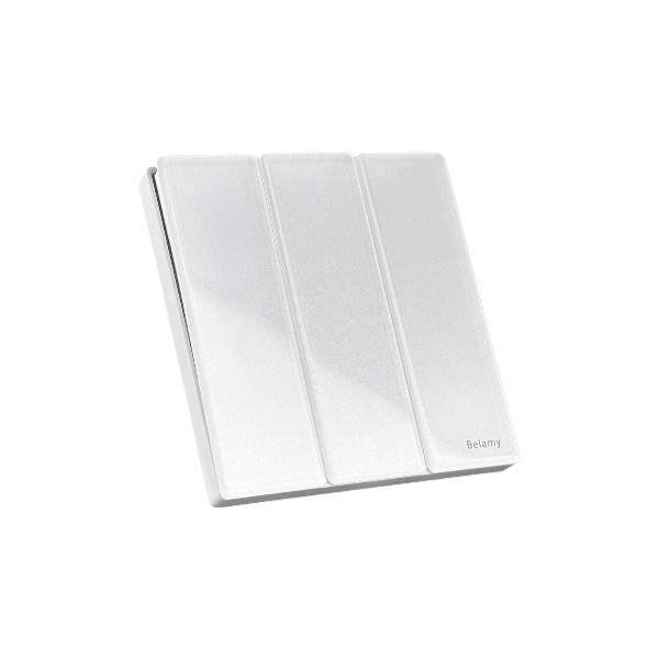 Belamy White 3 Gang 1 Way Switch | BE-149-SW