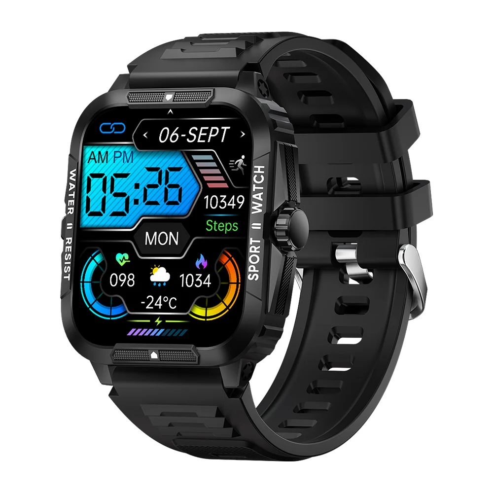 COLMI P76 Bluetooth Calling Smart Watch, 1.96 Inch HD Display