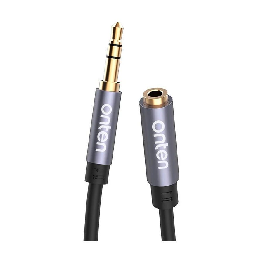 Onten OTN-A102 3.5mm Male to Female, 2 Meter, Black Audio Cable