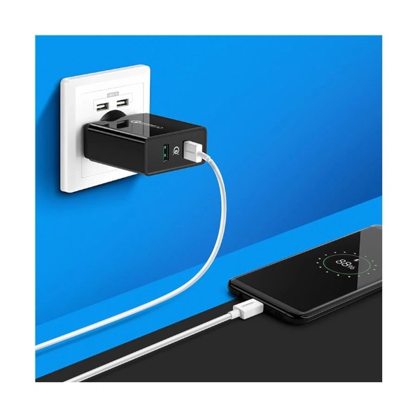 Ugreen CD161 36W ডুয়াল USB QC 3.0 চার্জার (2 পিন, EU)