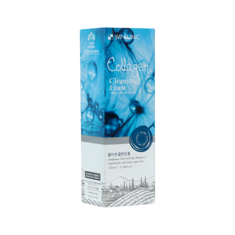 3W ক্লিনিক কোলাজেন ক্লেনজিং ফোম ১০০মি.লি. (Korea)
