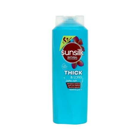 Sunsilk ন্যাচারাল রিচার্জ থিক অ্যান্ড লং শ্যাম্পু 600ml