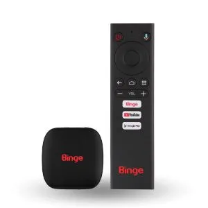 Binge Android TV ডিভাইস, বিল্ট-ইন Chromecast সহ