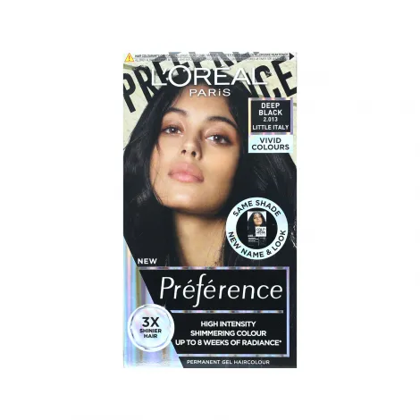 L'Oreal হেয়ার কালার প্রেফারেন্স - 2.013 Deep Black