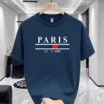 Men's Comfortable Drop Shoulder T-Shirt, Cotton-Spandex, DTF Print