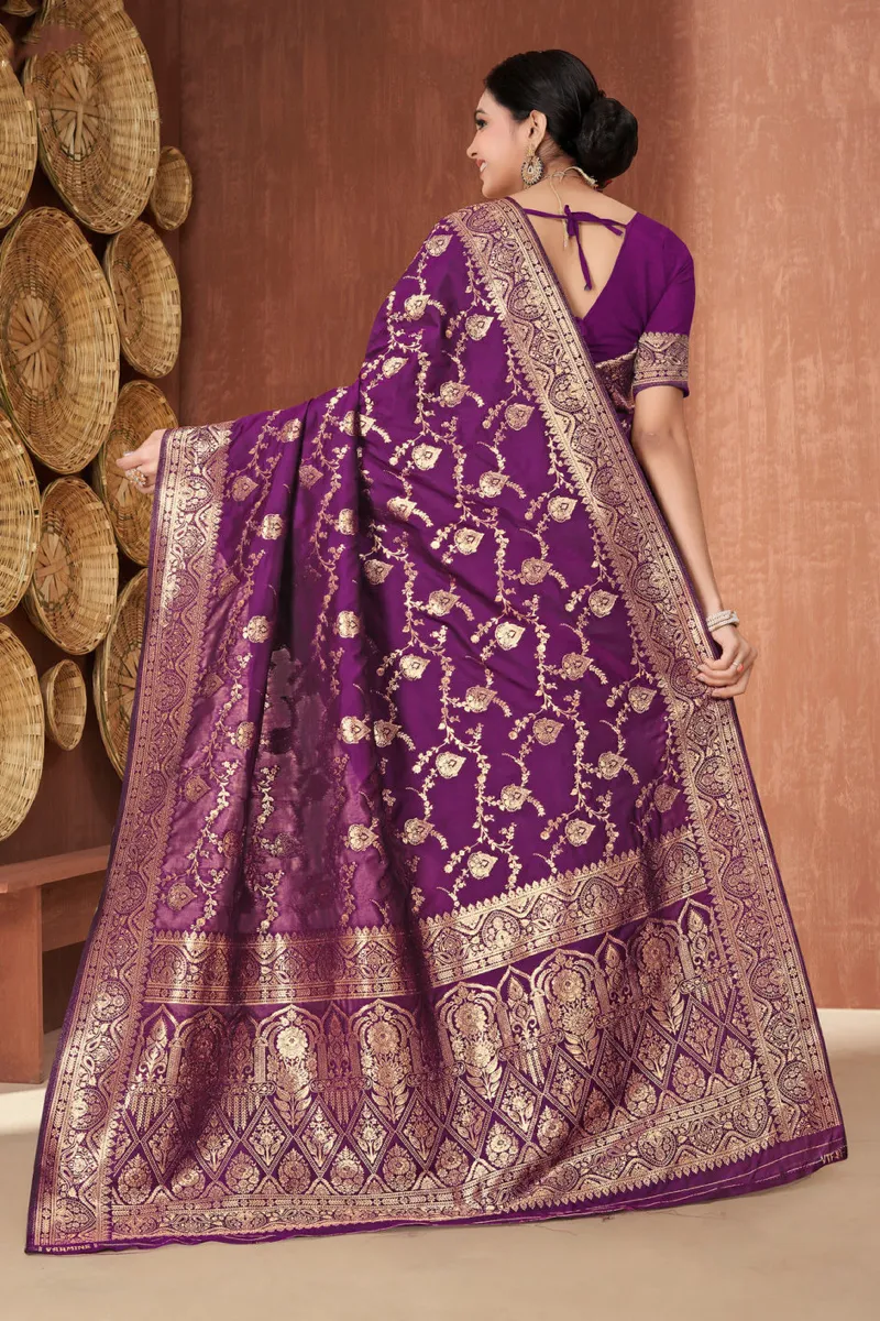 Skin Print Silk Saree for Women, Matching Blouse, 6 Colours