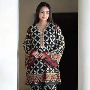 চিক অ্যান্ড স্লিক মাজোলিকা প্রিন্ট কো-অর্ড সেট