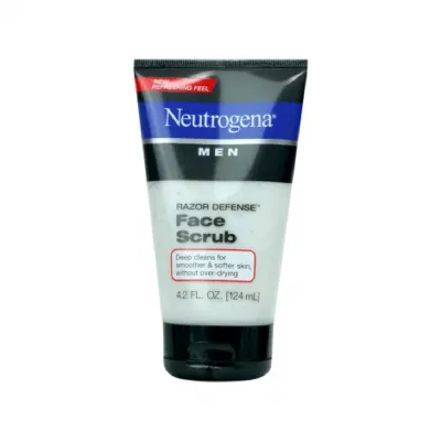 Neutrogena Men Razor Defense ফেস স্ক্রাব, পুরুষদের জন্য 124ml