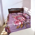 ওয়াটারপ্রুফ 3D ডিজাইন বেডশিট কিং সাইজ (7.8ft/6.8ft)