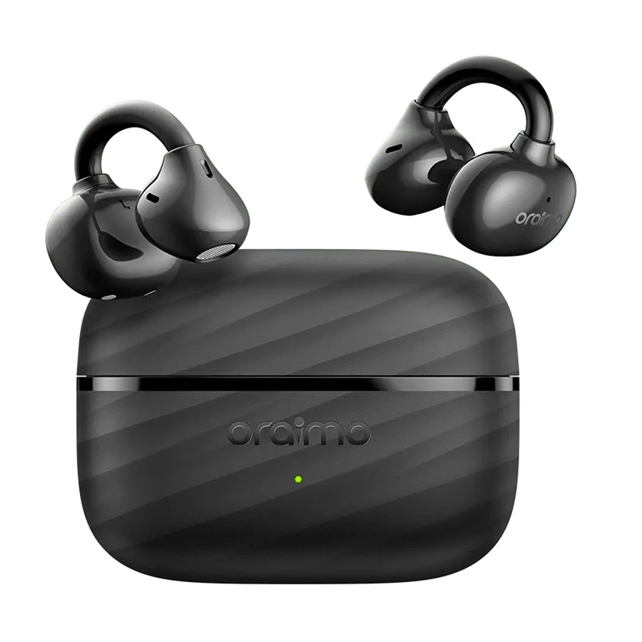 Oraimo OpenSnap Air Gravity Black Open-Ear TWS Bluetooth Earbuds