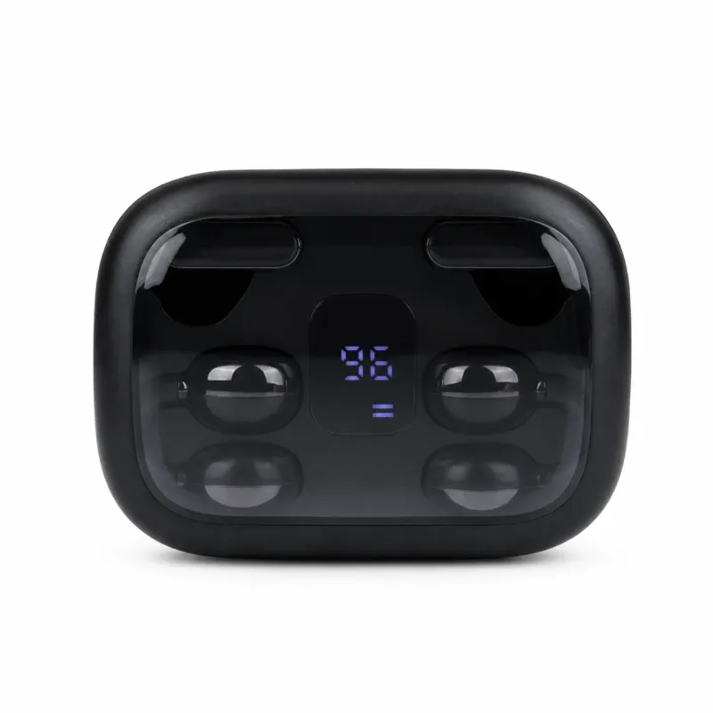Q10 HiFi স্টেরিও স্পোর্টস ওয়্যারলেস ইয়ারবাডস – 4-in-1 কম্বো সেট (2 জোড়া)
