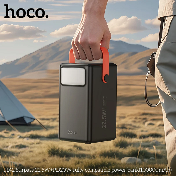 Hoco J142100,000mAh 22.5W পাওয়ার ব্যাংক