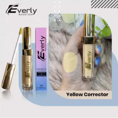 Everly Beauties Pure Matte ফুল কভারেজ কনসিলার ও কারেক্টর - Yellow Corrector
