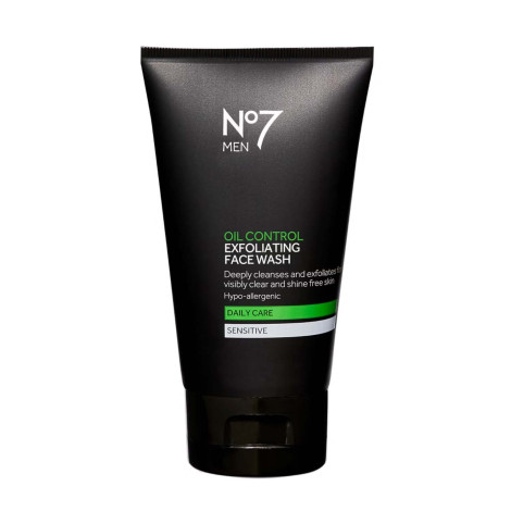 No7 Men Oil Control Exfoliating Face Wash 150ml (UK)
