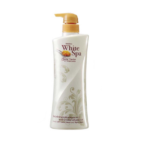 Mistine White Spa Gold Caviar UV White Body Lotion 400ml (Thailand)