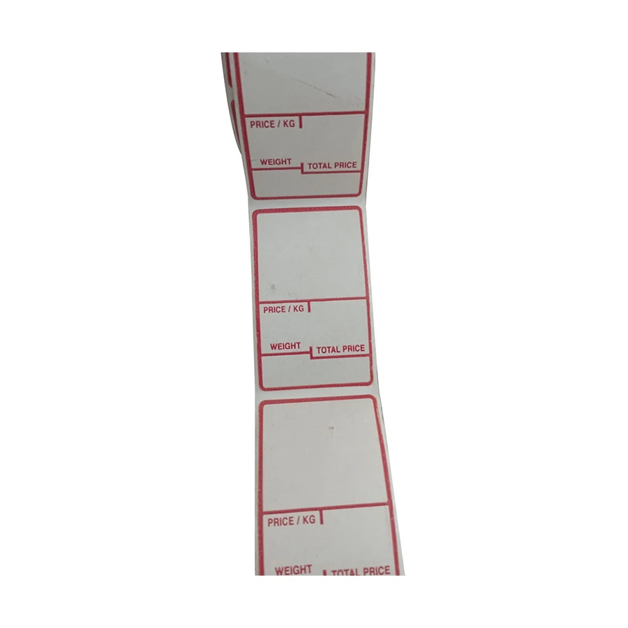 60mm x 40mm Weighing Scale Thermal Label Roll 500 Pcs