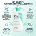 CeraVe ফোমিং ক্লিনজার, নরমাল থেকে তৈলাক্ত ত্বকের জন্য 237ml