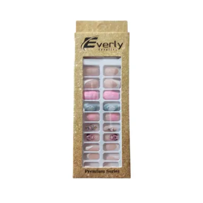 Everly Natural ফেক নেইল 24 পিস - H212