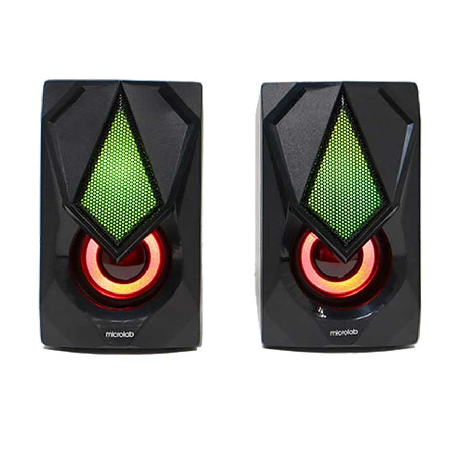 Microlab B25 LED 2:0 Wired Black Gaming Speaker